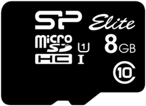 Фото флеш-карты Silicon Power MicroSDHC 8GB UHS-1 Class 10 Elite + SD adapter