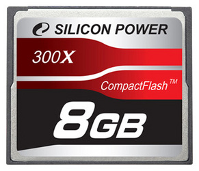 Фото флеш-карты Silicon Power CF 8GB 300x