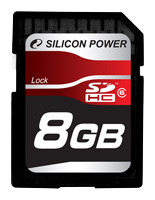 Фото флеш-карты Silicon Power SD SDHC 8GB Class 6