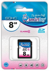 Фото флеш-карты SmartBuy SD SDHC 8GB Class 4