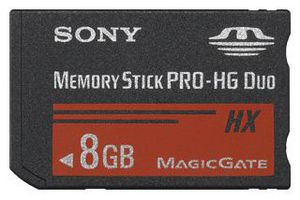Фото флеш-карты Sony Memory Stick PRO-HG DUO 8GB MS-HX8BT