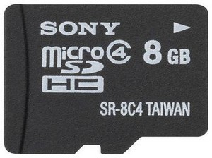 Фото флеш-карты Sony MicroSDHC 8GB Class 4 SR8A4