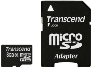 Фото флеш-карты Transcend MicroSDHC 8GB Class 10 + SD adapter