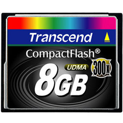 Фото флеш-карты Transcend CF 8GB 300X