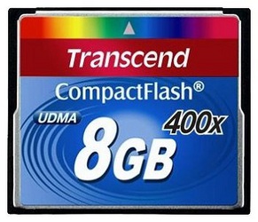 Фото флеш-карты Transcend CF 8GB 400X