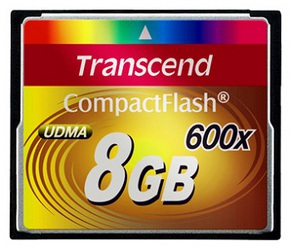 Фото флеш-карты Transcend CF 8GB 600X