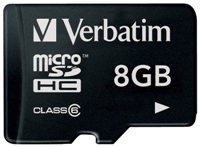 Фото флеш-карты Verbatim MicroSDHC 8GB Class 6