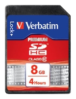Фото флеш-карты Verbatim SD SDHC 8GB Class 10
