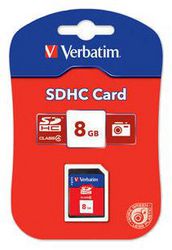 Фото флеш-карты Verbatim SD SDHC 8GB Class 4