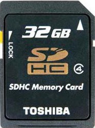 Фото флеш-карты Toshiba SD SDHC 32GB Class 4