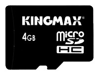 Фото флеш-карты Kingmax MicroSDHC 4GB Class 2 + SD adapter