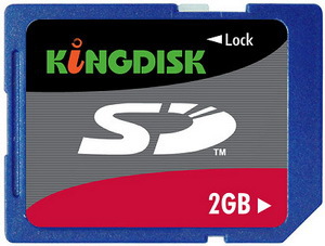 Фото флеш-карты Kingmax SD SDHC 2GB