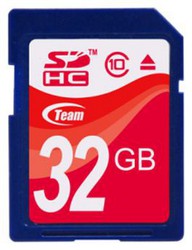 Фото флеш-карты Team Group SD SDHC 32GB Class 10