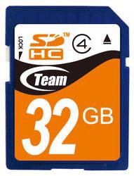 Фото флеш-карты Team Group SD SDHC 32GB Class 4