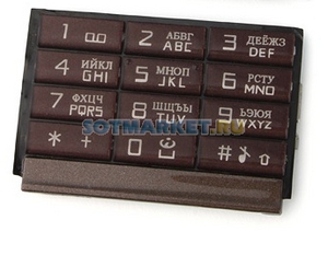 Фото клавиатуры для Nokia 8800 Sapphire Arte (под оригинал)