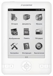 Фото электронной книги Digma e500