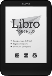 Фото электронной книги Qumo Libro TouchLux