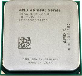 Фото AMD A6-6400K Richland (3900MHz, FM2, L2 1024Kb) OEM