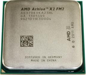 Фото AMD Athlon II X2 370K Richland (4000MHz, FM2, L2 1024Kb) BOX