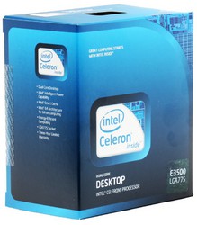 Фото Intel Celeron E3500 Wolfdale (2700MHz, LGA775, L2 1024Kb, 800MHz) BOX