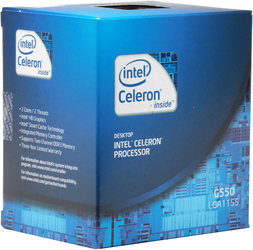 Фото Intel Celeron G550 Sandy Bridge (2600MHz, LGA1155, L3 2048Kb) BOX
