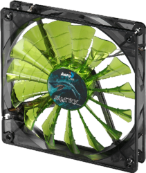 Фото вентилятора Aerocool Shark Fan Evil Green Edition 14cm