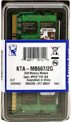 Фото Kingston KTA-MB667/2G DDR2 2GB SO-DIMM