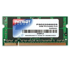 Фото Patriot PSD21G8002S DDR2 1GB SO-DIMM
