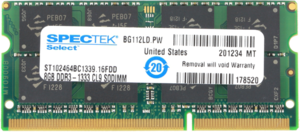 Фото SpecTek ST102464BC1339 DDR3 8GB SO-DIMM