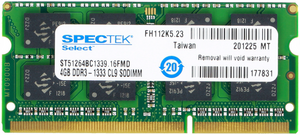 Фото SpecTek ST51264BC1339 DDR3 4GB SO-DIMM
