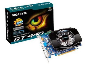 Фото GigaByte GeForce GT 440 GV-N440-2GI PCI-E 2.0