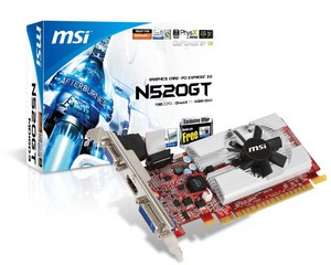 Фото MSI GeForce GT 520 N520GT-MD1GD3/LP PCI-E