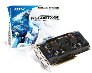 Фото MSI GeForce GTX 560 N560GTX-SE-M2D1GD5/OC PCI-E 2.0
