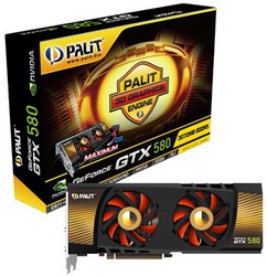 Фото Palit GeForce GTX 580 GDDR5 NE5X580010FB-1100F PCI-E