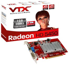 Фото VTX3D Radeon HD 5450 VX5450 512MD2-HV2 PCI-E