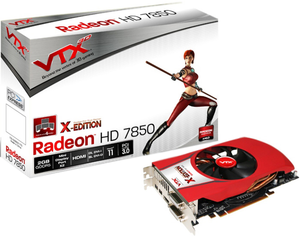 Фото VTX3D Radeon HD 7850 VX7850 2GBD5-2DHV2 PCI-E 3.0