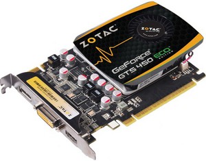 Фото ZOTAC GeForce GTS 450 ZT-40508-10L PCI-E
