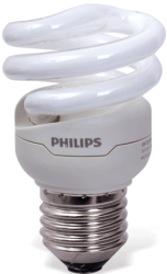Фото люминесцентная лампа Philips 8W E27