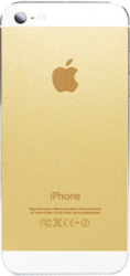 Фото наклейка на телефон Apple iPhone 5 STO золото