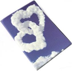 Фото чехла для паспорта Эврика N161 Сердца из облаков