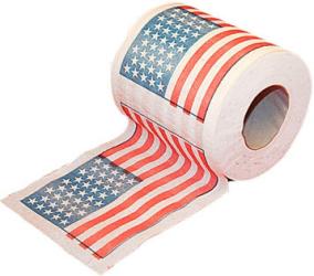 Фото туалетная бумага Эврика Американский флаг мини