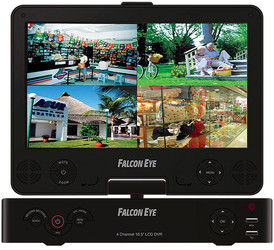 Фото комплект видеонаблюдения Falcon Eye FE-1004L + 2 камеры FE I80C/15M + уст. комплект
