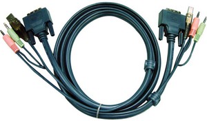 Фото Кабель KVM USB ATEN 2L-7D02U 1.8 м