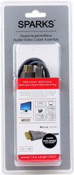 Фото шнура HDMI-micro HDMI Sparks SG1148 1.8 м