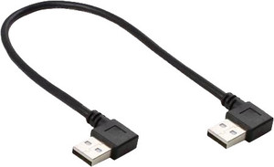 Фото кабеля USB 2.0 A-A Flextron ACU2-AMAM-9090-Ni-0.1-01-P1 0.1 м