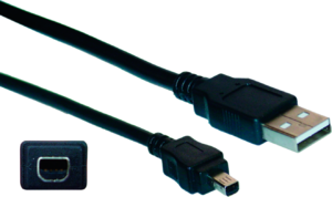 Фото кабеля USB - mini USB GAL 2603 1.8 м