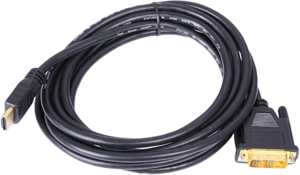 Фото кабеля HDMI-DVI Gembird CC-HDMI-DVI-7.5MC 7.5 м