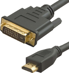 Фото кабеля HDMI-DVI-D Gembird CC-HDMI-DVI-15 5 м