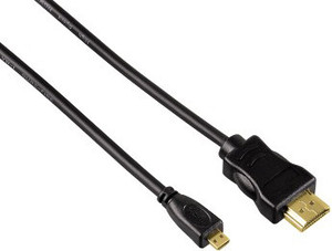 Фото кабеля HDMI-micro HDMI с Ethernet HAMA H-74239 0.5 м