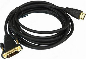 Фото кабеля HDMI-DVI Konoos KC-HDMI-DVI-3 3 м